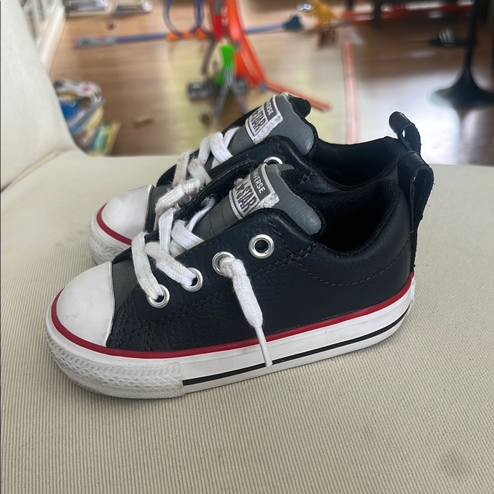 Converse Kids Black and White Classic Sneakers